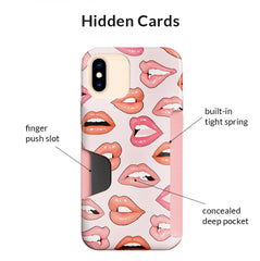 Nude Lips iPhone Wallet Case