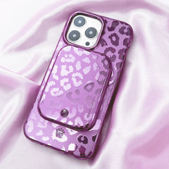 Amethyst Leopard Portable MagSafe Charger Power Pack
