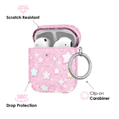 Falling Star Glitter AirPod Case