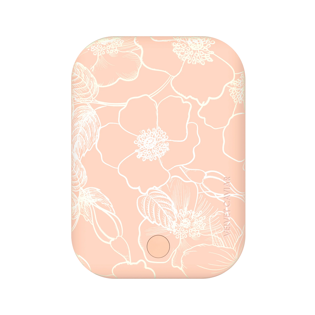 Peach Blossom Portable MagSafe Charger Power Pack