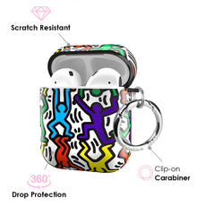 Keith Haring Rainbow Dancers AirPod Case
