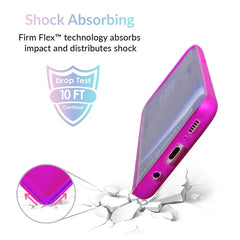Neon Purple Clear Samsung Case