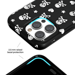 Chrome Skulls iPhone Case