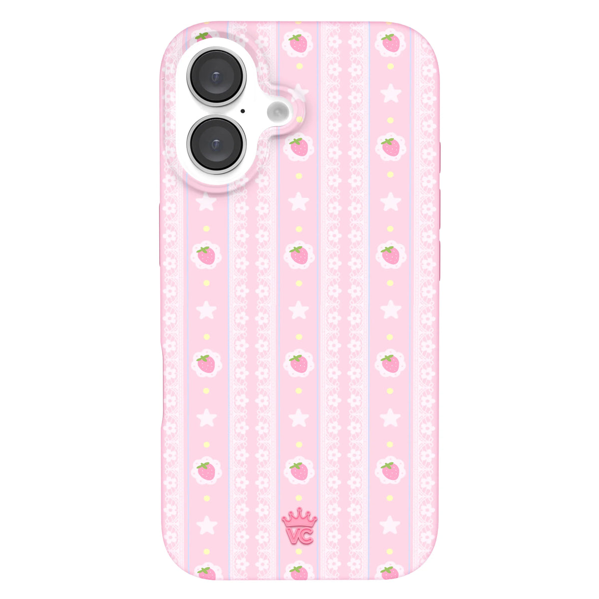 Strawberry Macaron iPhone Case